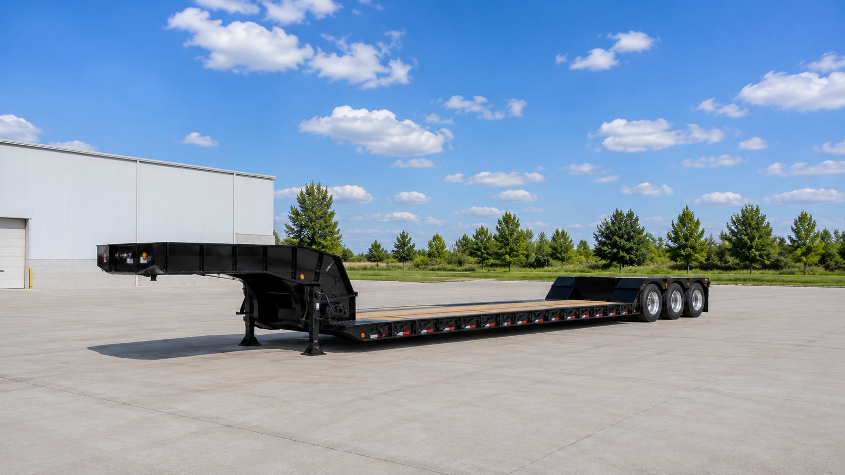lowboy trailer